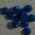 chaton redondo para bordado 05mm chapado 2 furos base reta cor 242 azul escuro. 500 peas