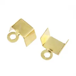 terminal bijuteria quadrado colchete lat�o dourado 2.000 pe�as envio 20 dias �teis