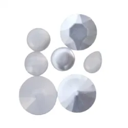 pedra caboch�o sem furos redondo formato medida e cores sortidas 8 pe�as