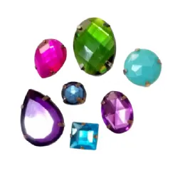 engrampado para costura sortidos formatos medidas e cores sem op��o de escolha 7 pe�as