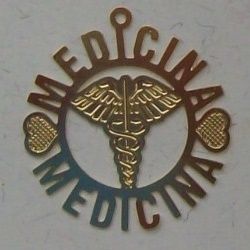 pingente de profiss�es medicina 28mm dourado 05 pe�as