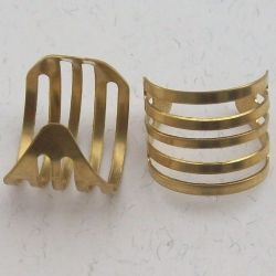 base de anel para customizar 6017 listras horizontais em lat�o bruto, 75 pe�as.