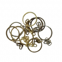 argola chaveiro com corrente