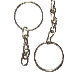 argola chaveiro com corrente