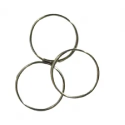 argola de chaveiro sem corrente 14mm interno banho n�quel. 1000 pe�as