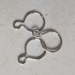 argola elo oitinho para montagem 13mm fio 0,80mm lat�o n�quel. 115 pe�as