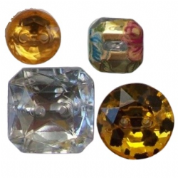 bot�o strass cristal