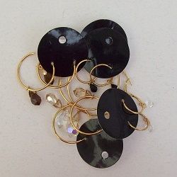 brinco cristal preciosa gota