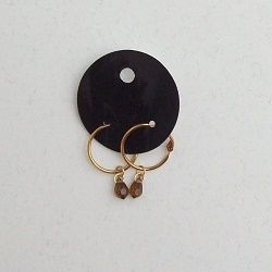 brinco cristal preciosa gota