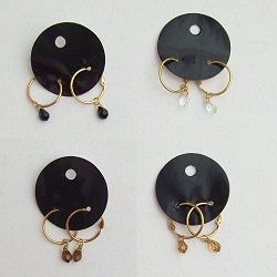 brinco cristal preciosa gota