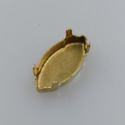 caixa chat�o em metal com garras navete 15x7mm parede 3mm lat�o bruto 100 pe�as