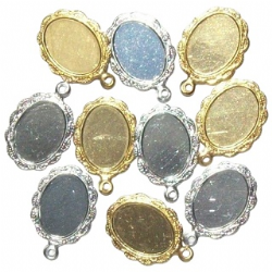 caixa para pingente em alum�nio