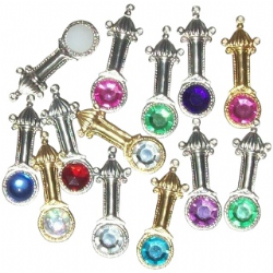 caixa pingente com pedra