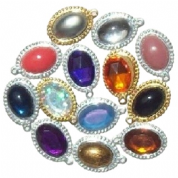 caixa pingente com pedra