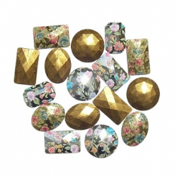 chaton para costura com furos