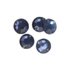 chaton para costura com furos redondo 05mm azul montana 500 pe�as