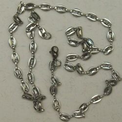 Colar cord�o inox oit�o masculino 55cm de comprimento fecho lagosta 1 cord�o