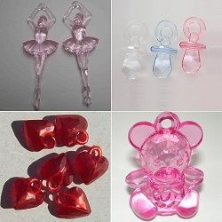 contas e enfeites em acr�lico