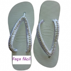 corrente strass em metro