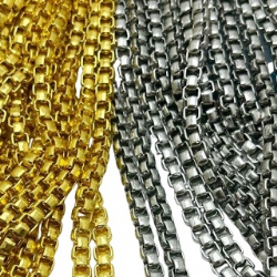 corrente veneziana para montar bijuteria