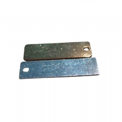 etiqueta placa metal personalizada