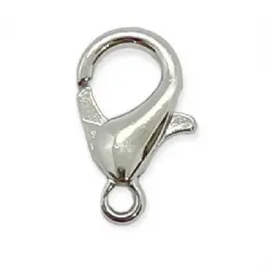 fecho lagosta lagostinha lagost�o 12mm n�quel 100 pe�as