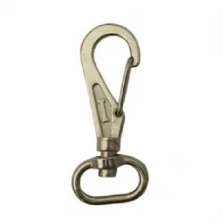 mosquet�o pet guia e peitoral 131 argola girat�ria 53x23mm n�quel 1 pe�a