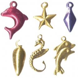 pe�as em alum�nio para bijuterias