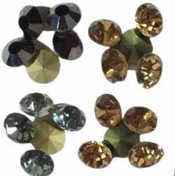 pedra strass cristal e colorido