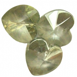 pingente cristal cora��o 14mm