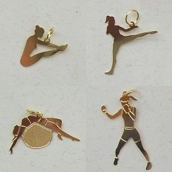 pingente fitness esportes