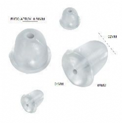 tarraxa silicone para brinco