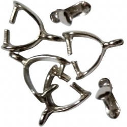 terminal garra inox para cristais