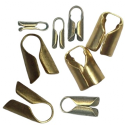 terminal redondo bijuteria e couro