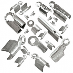 terminal redondo bijuteria e couro