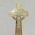 estamparia em metal bijuterias 1826 crucifixo cruz celta 100X57mm latão dourado 01 peça