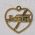 estamparia em metal bijuterias 0486 pingente evangélico coração vazado Jesus 16mm dourado 10 peças