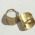 base de anel para customizar 6029 liso bijuteria em latão bruto. Pacote 55 peças.