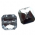 boto strass cristal quadrado 10mm em acrlico, 2 furos centrais base semi plana 10  peas