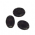 chaton para costura com furos oval 25x18mm fum transp. face chapada 2 furos 20  peas