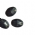 chaton para costura com furos oval 18x13mm fum cinza leitoso 2 furos 40 peas