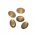 chaton para costura com furos oval 25x18mm ouro face chapada sem espelho 20  peas