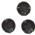 chaton para costura com furos redondo 06mm fumê transparente com espelho face chapada250 peças