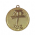 etiqueta placa metal personalizada redonda c/ argola dourada 0,40mmesp.100 peas envio 20 dias teis