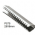 terminal ponteira garra sem argola 25X06mm em lato bruto 1.000 peas envio 15 dias teis.