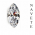 pedra zircnia para bijuteria navete 05x10mm cristal 50 pedras Envio 15 dias teis.