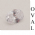 pedra zircnia para bijuteria oval 08x10mm cristal sem furo 50 pedras. Envio 15 dias teis.